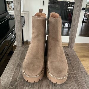 Tan Heeled Boots